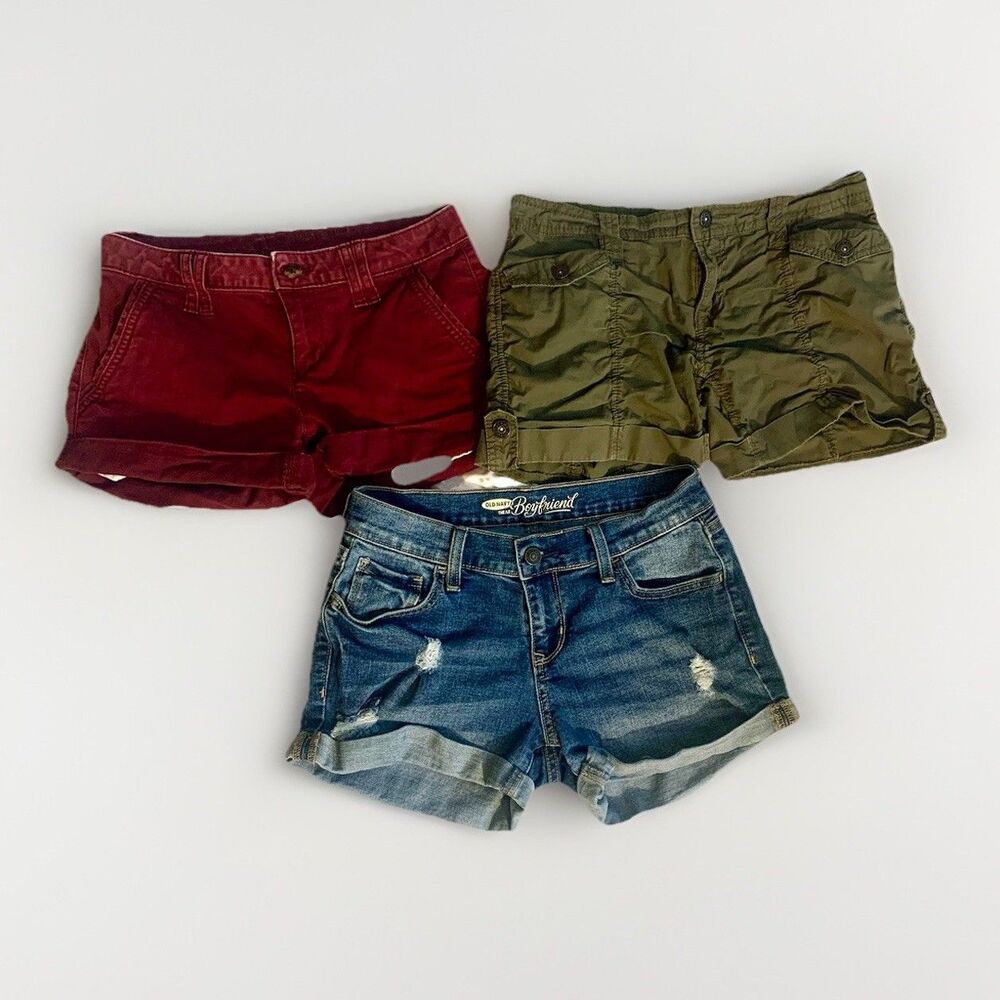 Juniors Size 2-3 Shorts Bundle 3 Pairs Bongo, ON Boyfriend, And Arizona